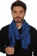 Cachemire et Soie accessoires scarva bleu prusse 170x25cm